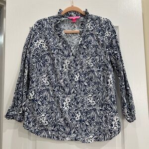 Lilly Pulitzer Koala Sherida Blouse